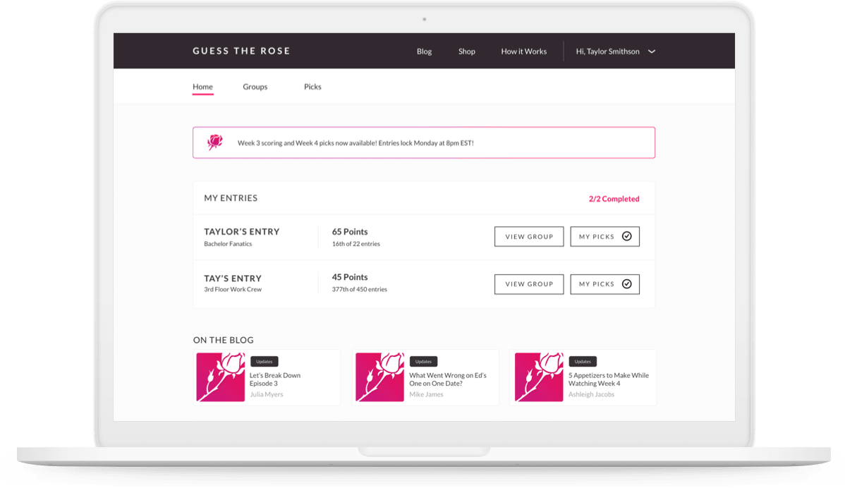 Desktop preview of Guess the Rose